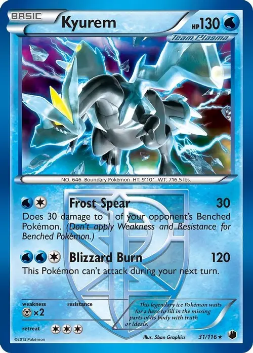 Kyurem (Team Plasma) card art