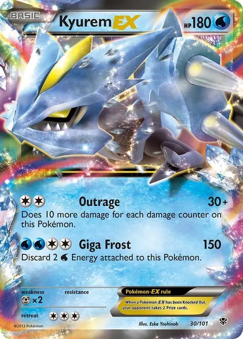 Kyurem EX card art