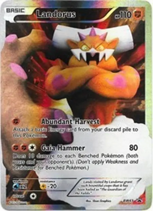 Landorus - BW43 card art