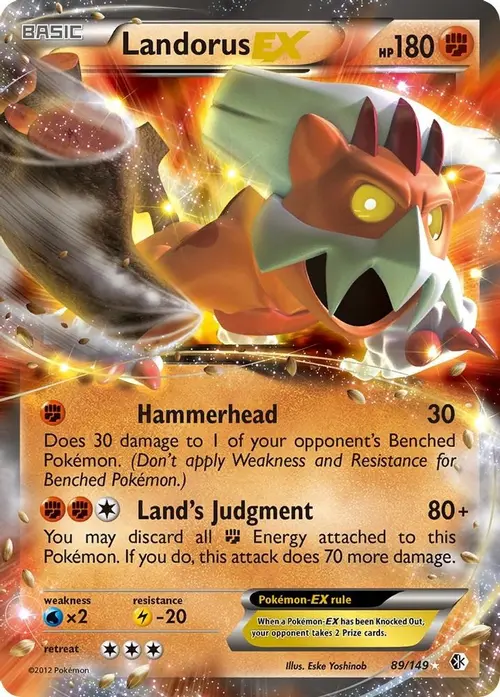 Landorus EX card art