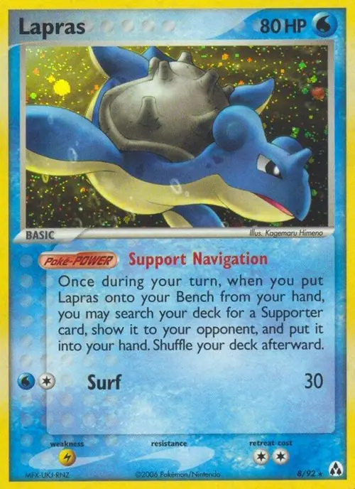 Lapras card art