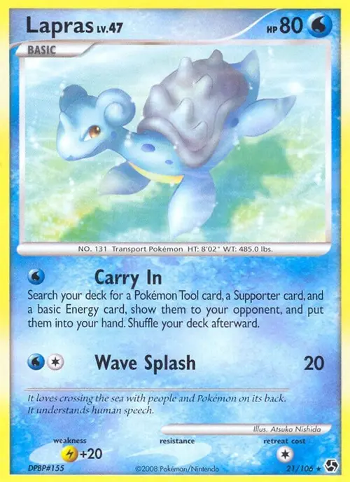 Lapras card art