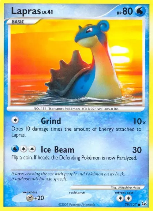 Lapras card art
