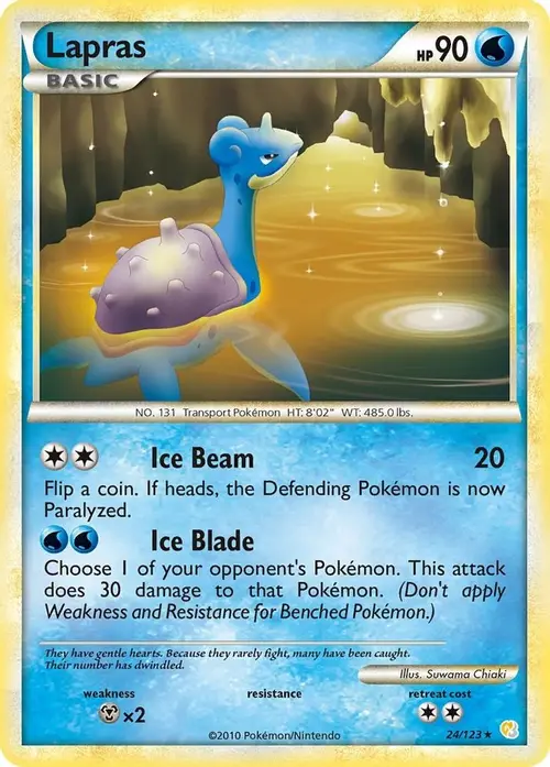 Lapras card art