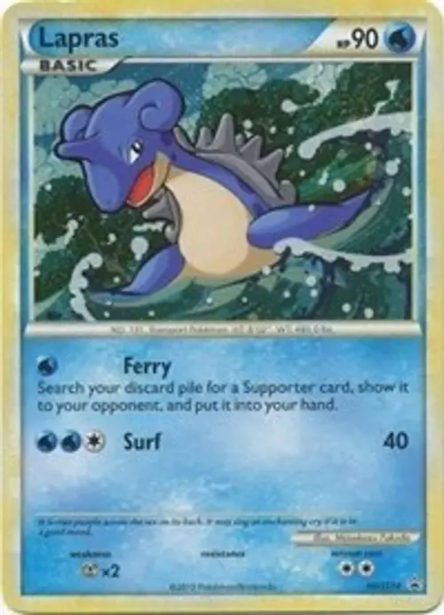 Lapras - HGSS14 card art