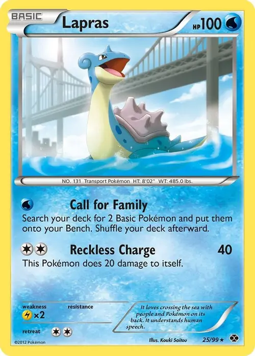 Lapras (25) card art