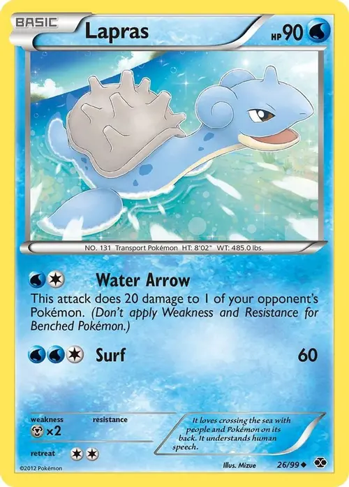 Lapras (26) card art