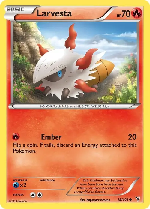 Larvesta (19) card art