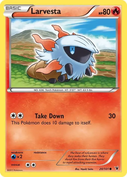 Larvesta (20) card art