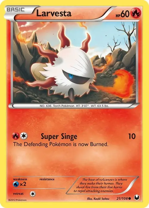 Larvesta (21) card art