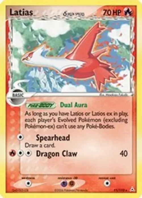 Latias - 011/110 (Delta Species) card art