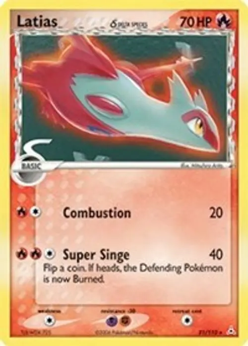 Latias (Delta Species) card art