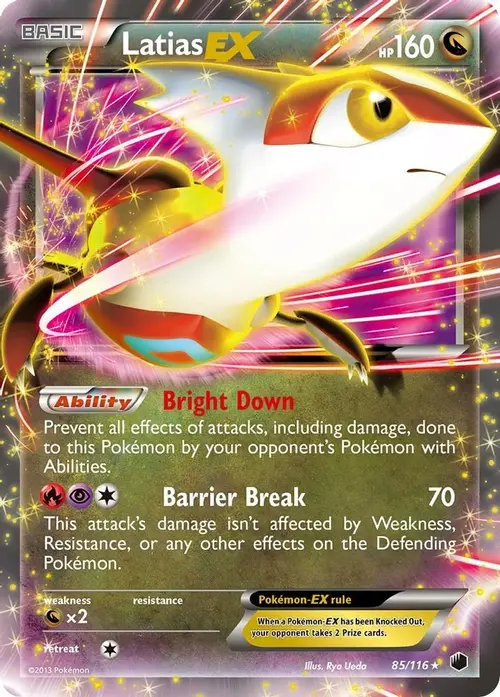 Latias EX card art
