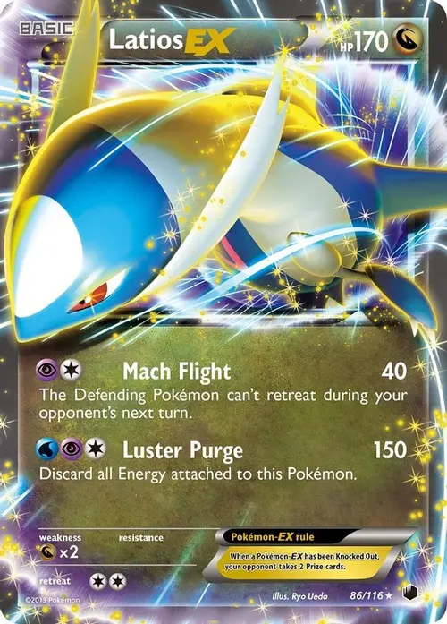 Latios EX card art