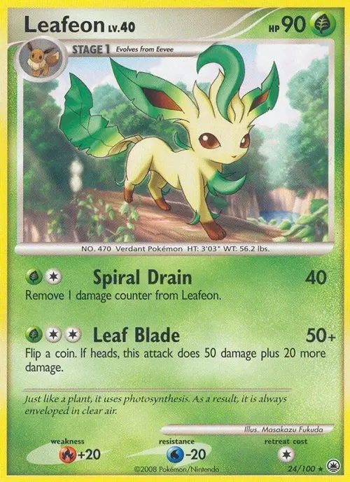 Leafeon (24) card art