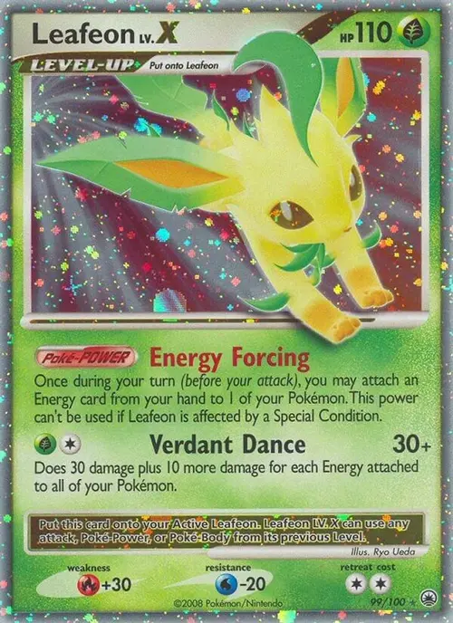 Leafeon LV.X card art