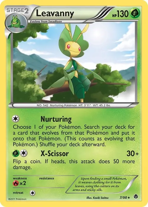 Leavanny (7) card art