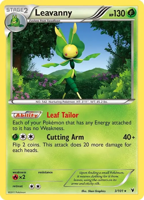Leavanny card art