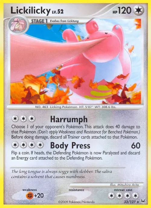 Lickilicky card art