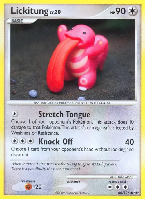 Lickitung card art