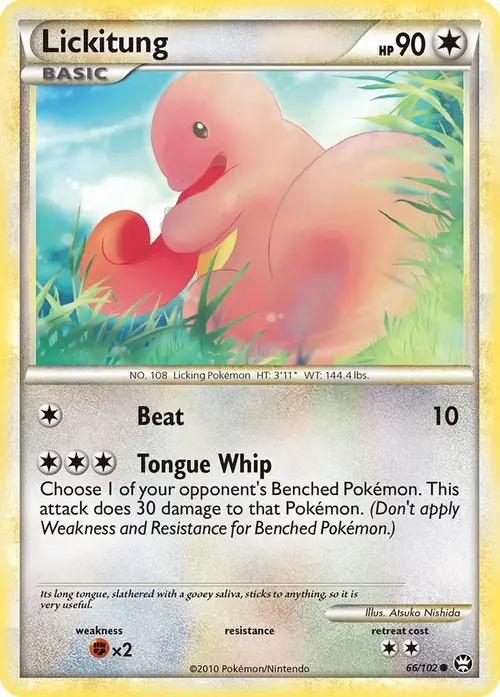 Lickitung card art