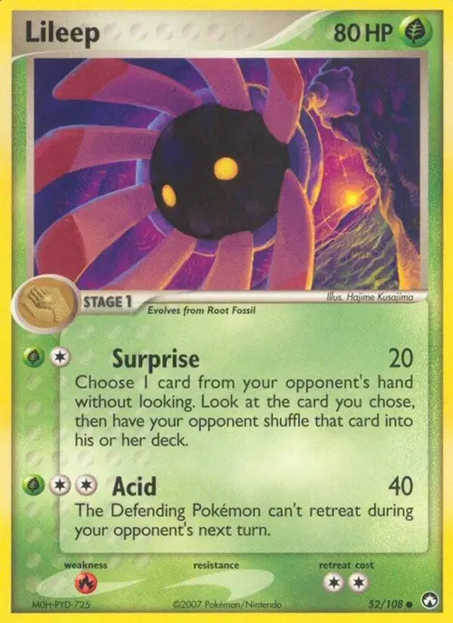 Lileep card art