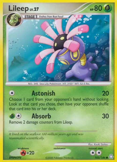 Lileep card art