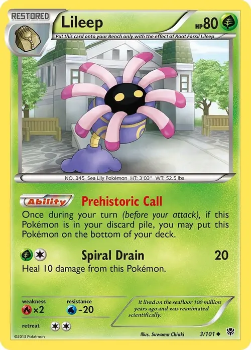 Lileep card art