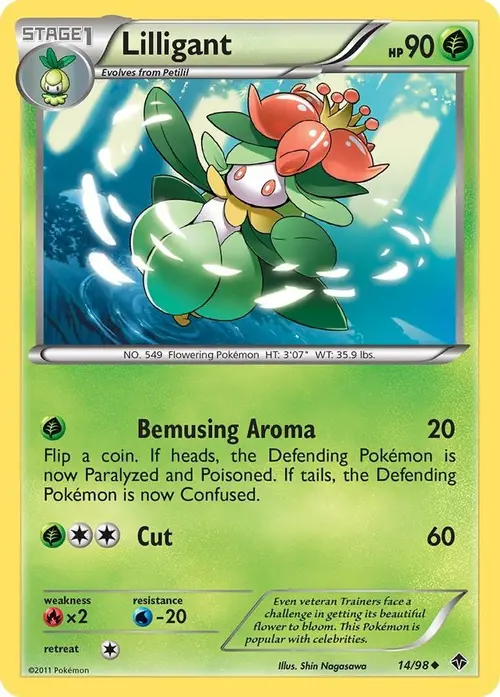Lilligant card art