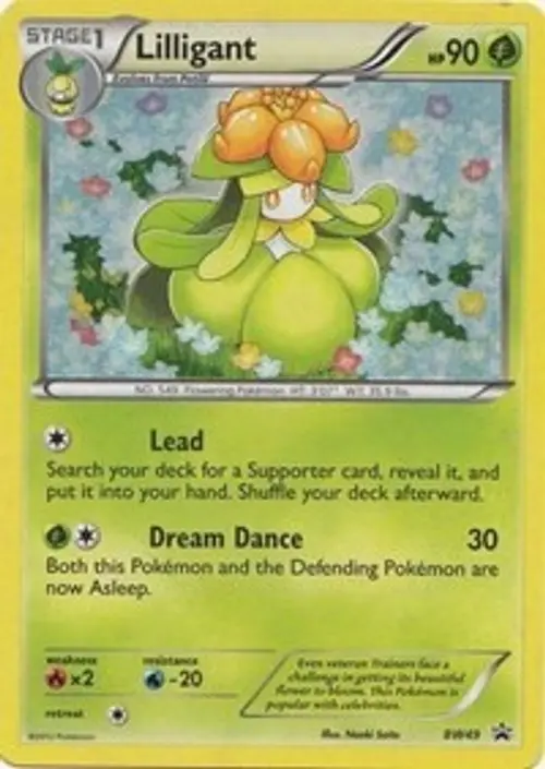 Lilligant - BW49 card art