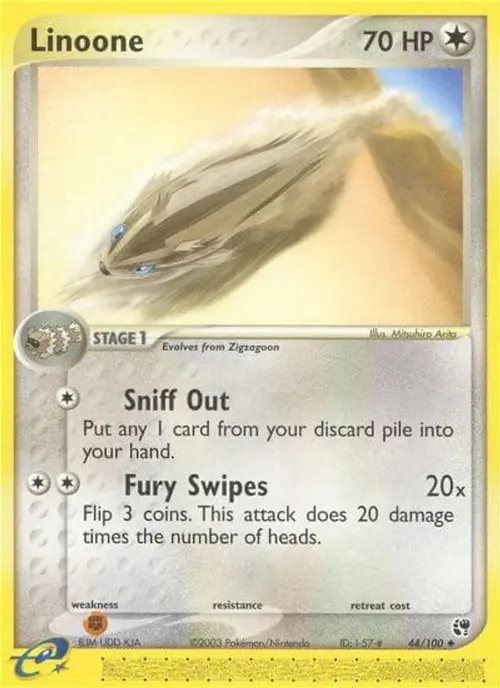 Linoone card art