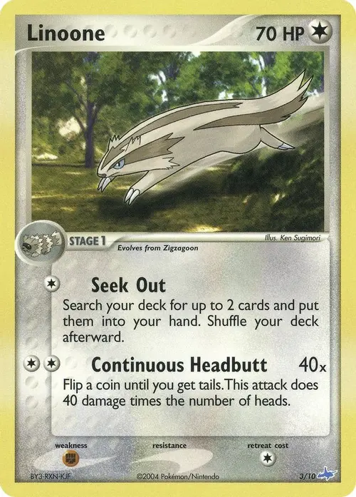 Linoone card art