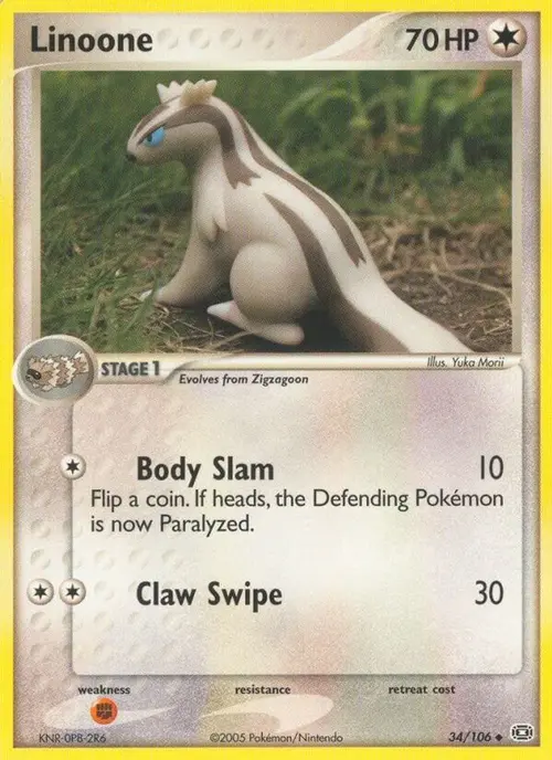 Linoone card art