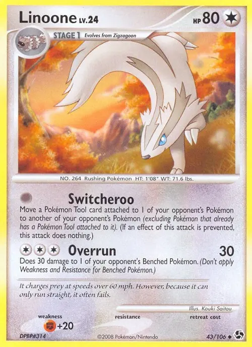 Linoone card art