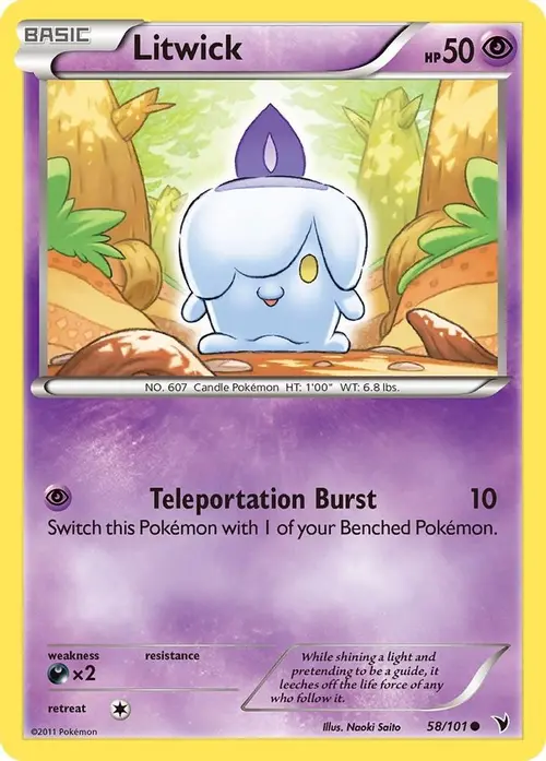 Litwick (58) card art