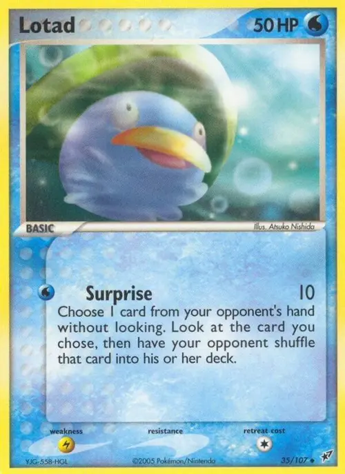 Lotad - 035/107 card art