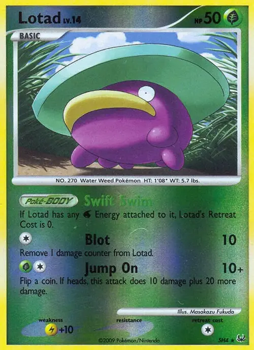 Lotad (Shiny) card art
