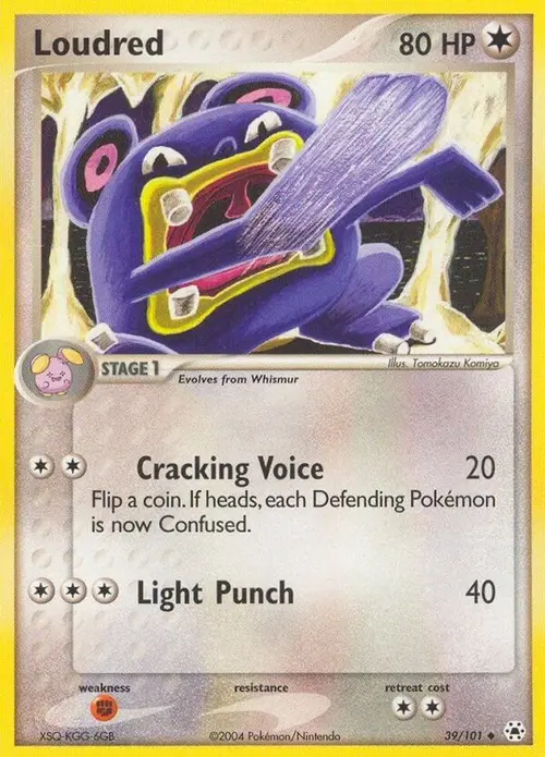 Loudred card art