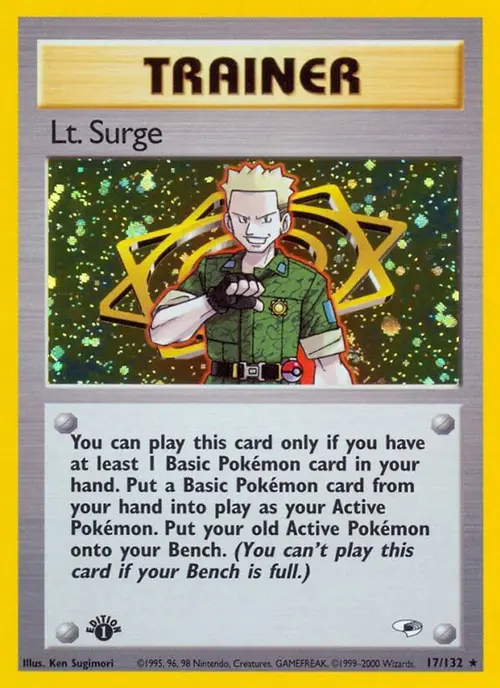 Lt. Surge (17) card art