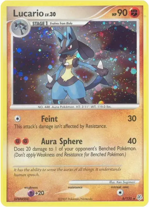 Lucario card art