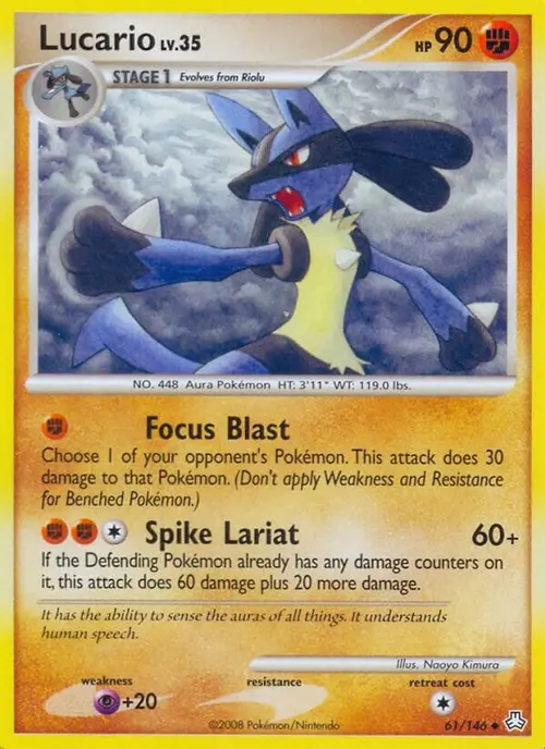 Lucario card art