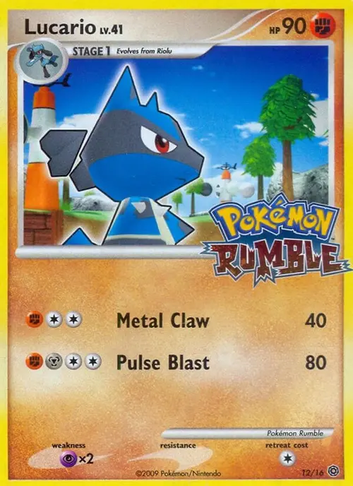 Lucario card art