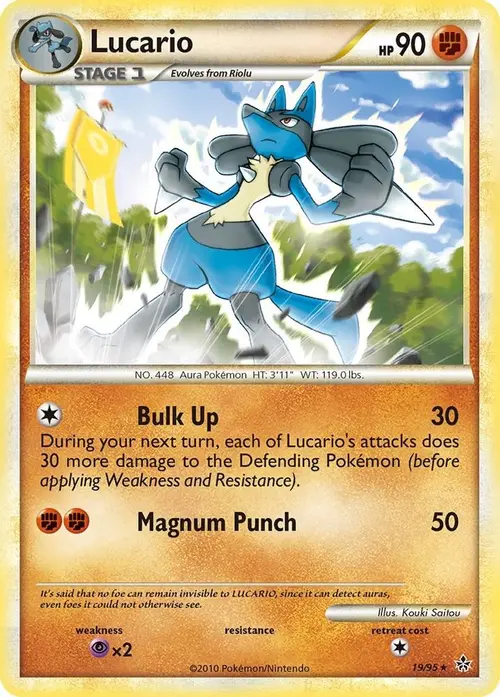 Lucario card art