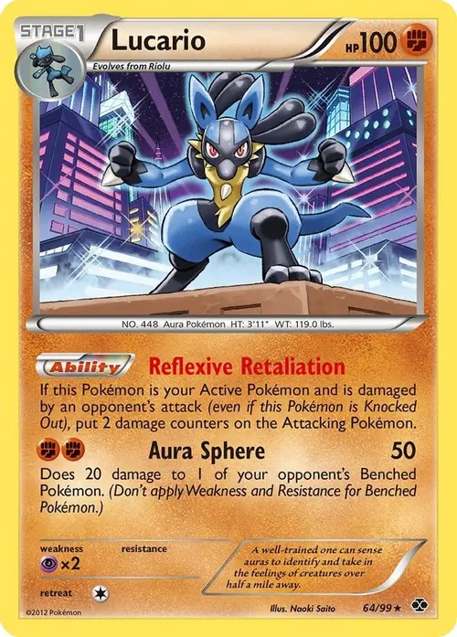 Lucario card art