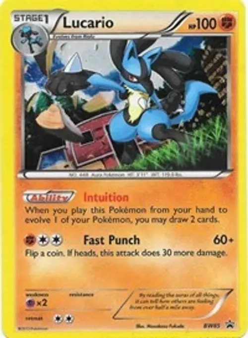 Lucario - BW85 card art