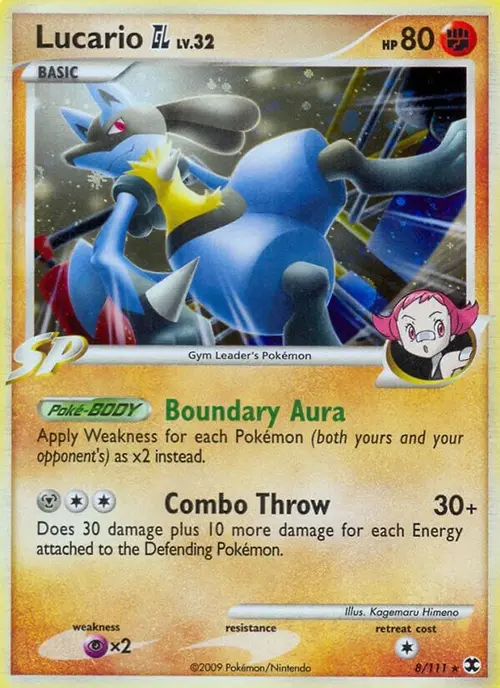 Lucario GL card art