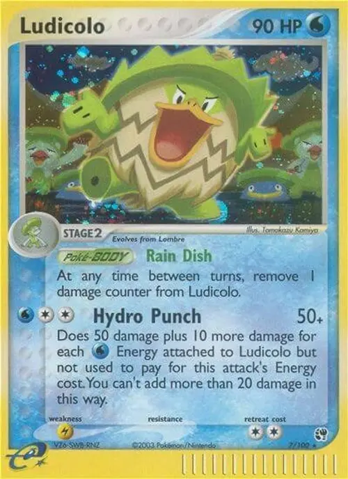 Ludicolo card art