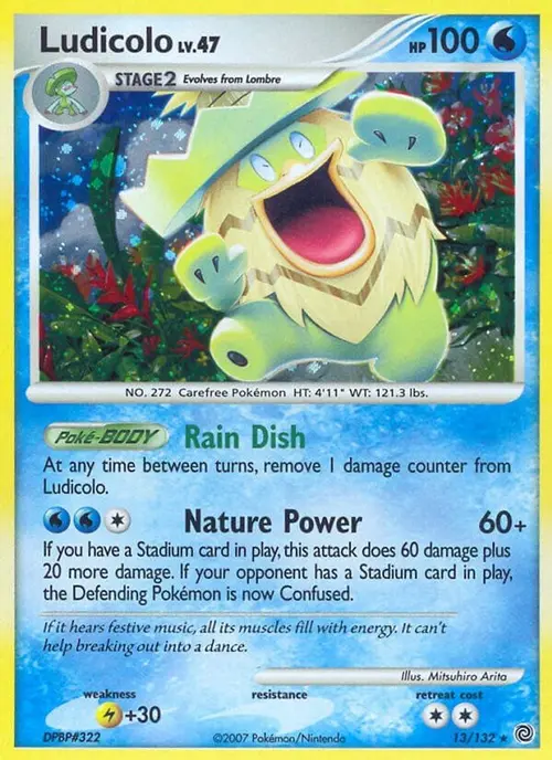 Ludicolo card art
