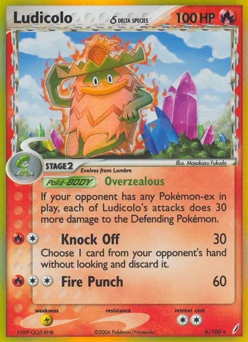 Ludicolo (Delta Species) card art