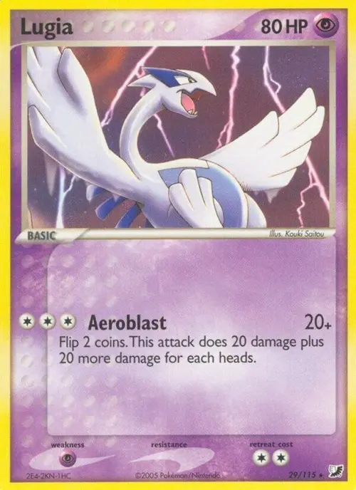 Lugia card art